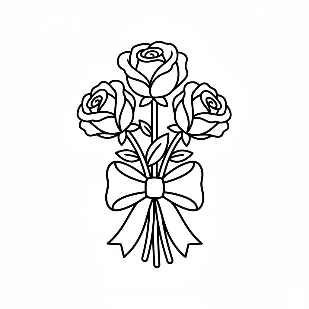 imprimir San Valentín para colorear para niño