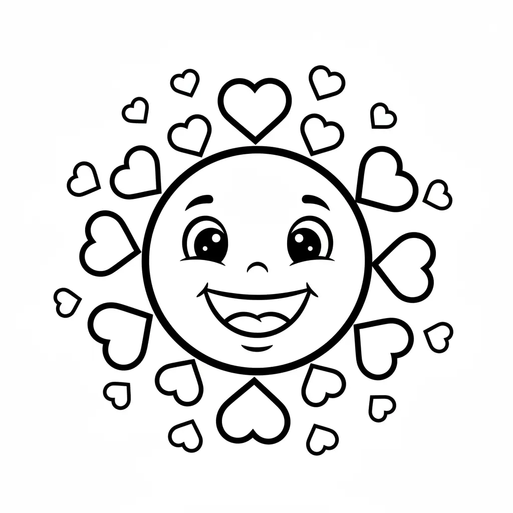 San Valentín para colorear gratis para niños