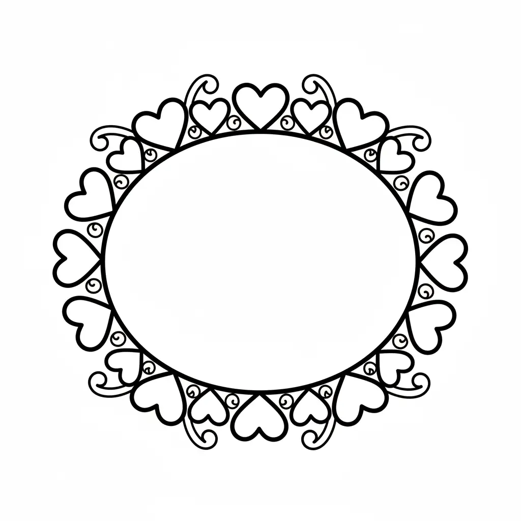 San Valentín para colorear para imprimir pdf 1