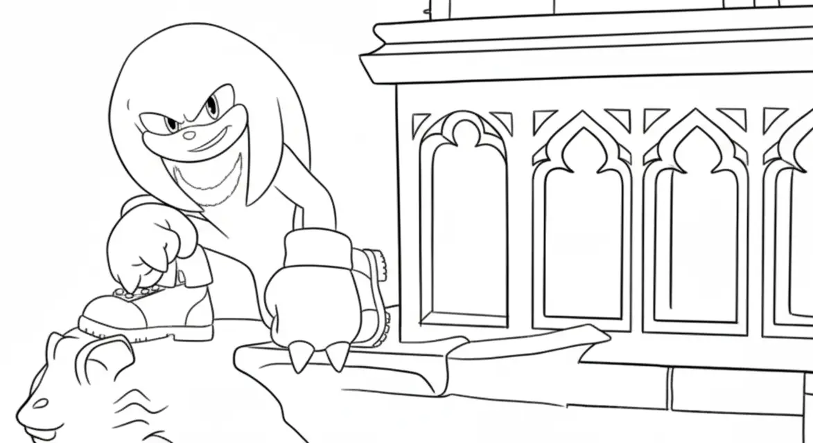 Sonic 3 para colorear gratis