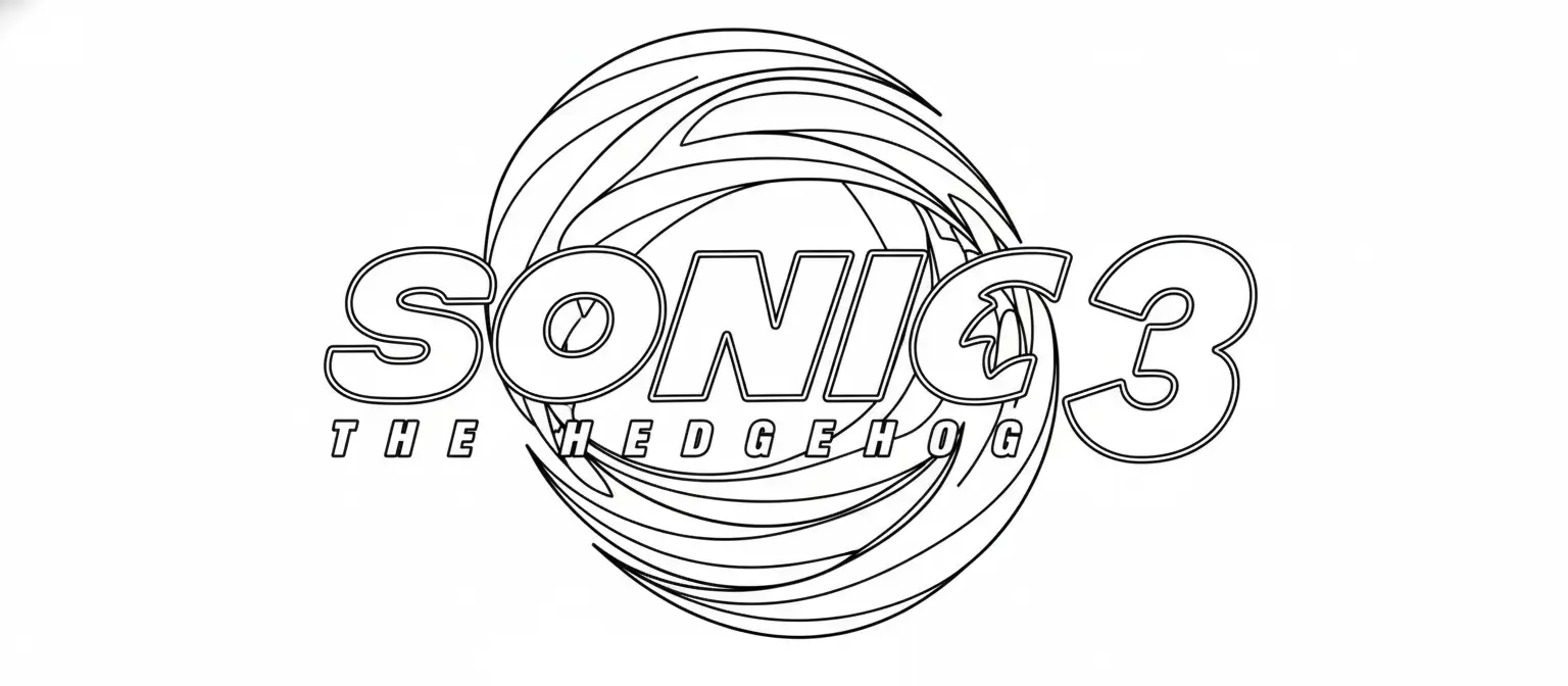 Sonic 3 para colorear para imprimir pdf gratis