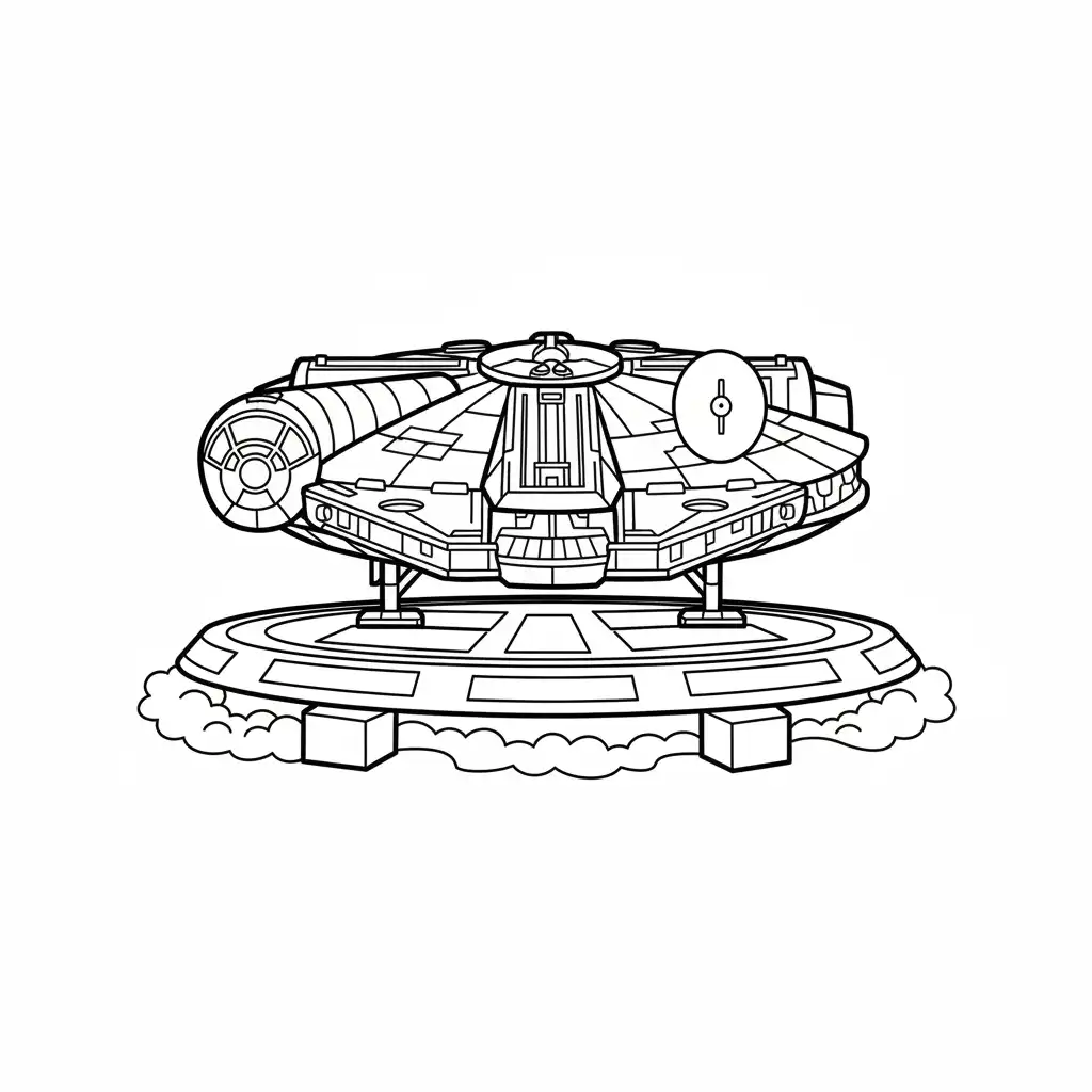 Star Wars para colorear para niño de 8 años 1