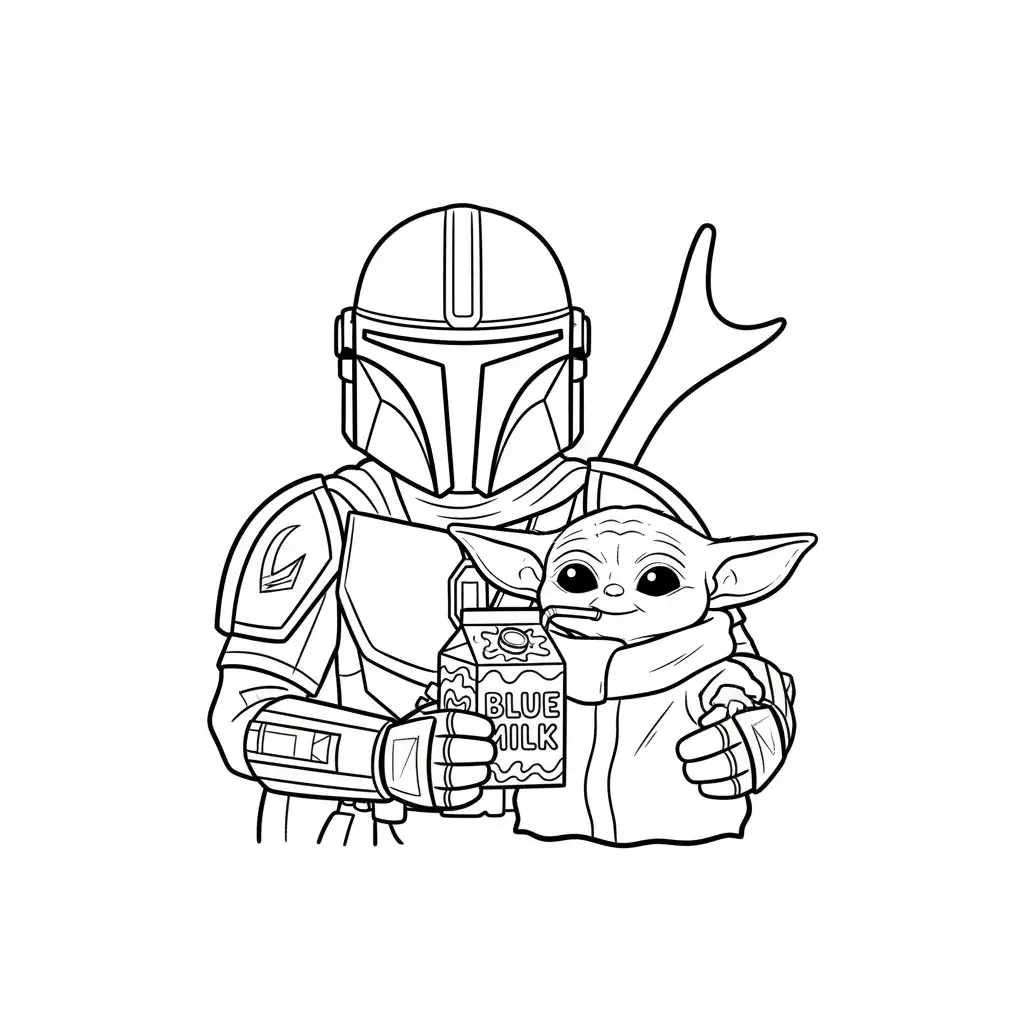 Star Wars para colorear para niño de 7 años 1