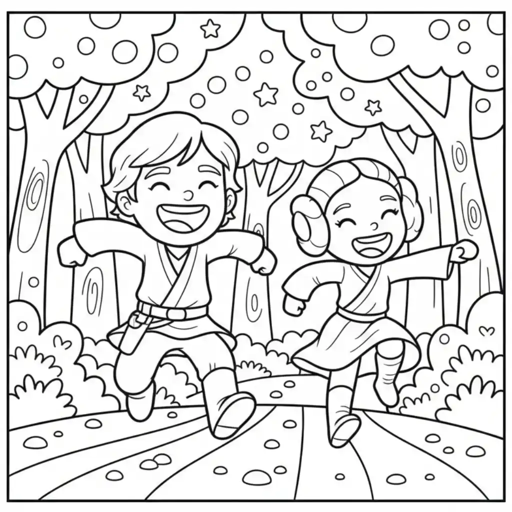 Star Wars para colorear para imprimir para niño de 10 años