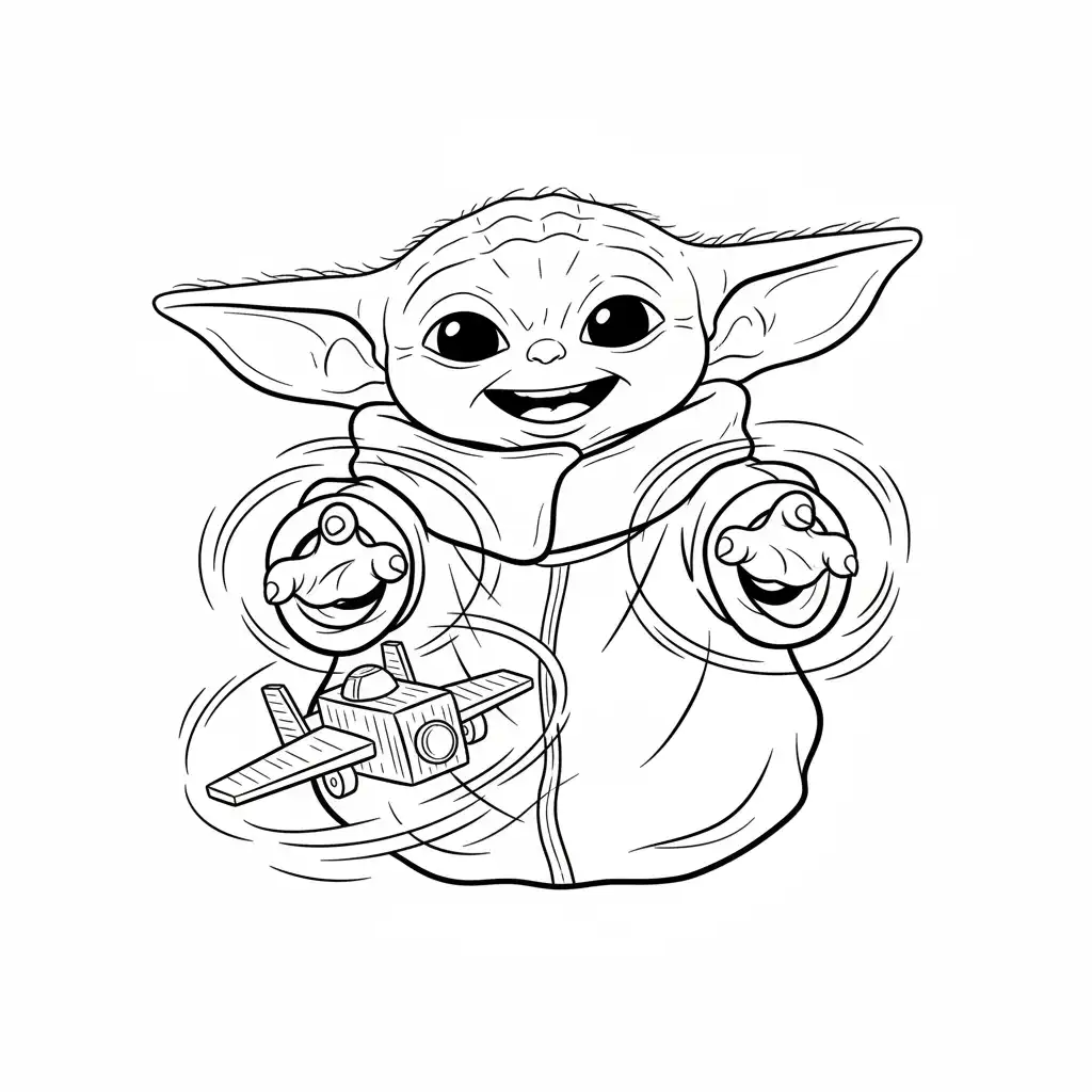 Star Wars para colorear gratis para niños