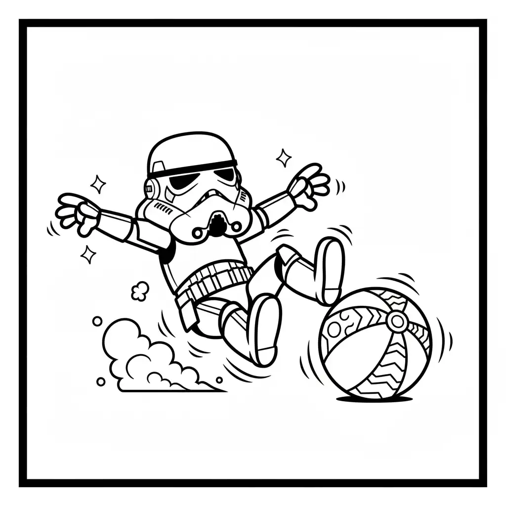 Star Wars para colorear en línea gratis 1