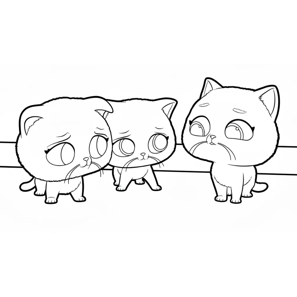 Supergatitos 10 para colorear gratis para imprimir