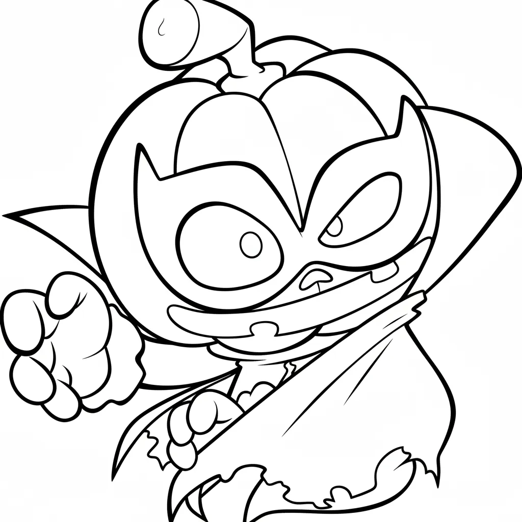 Superzings 12 para colorear para imprimir para niño de 4 años