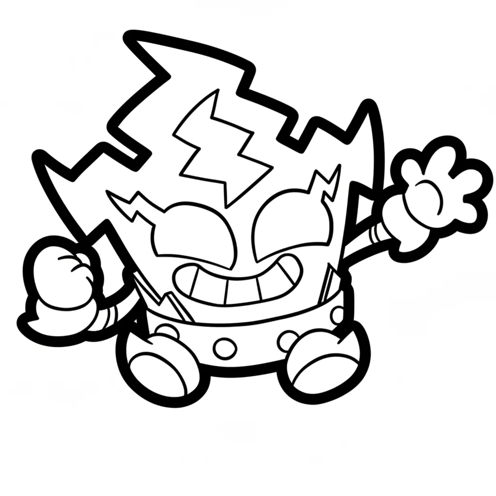 imagen para colorear Superzings 13 niño