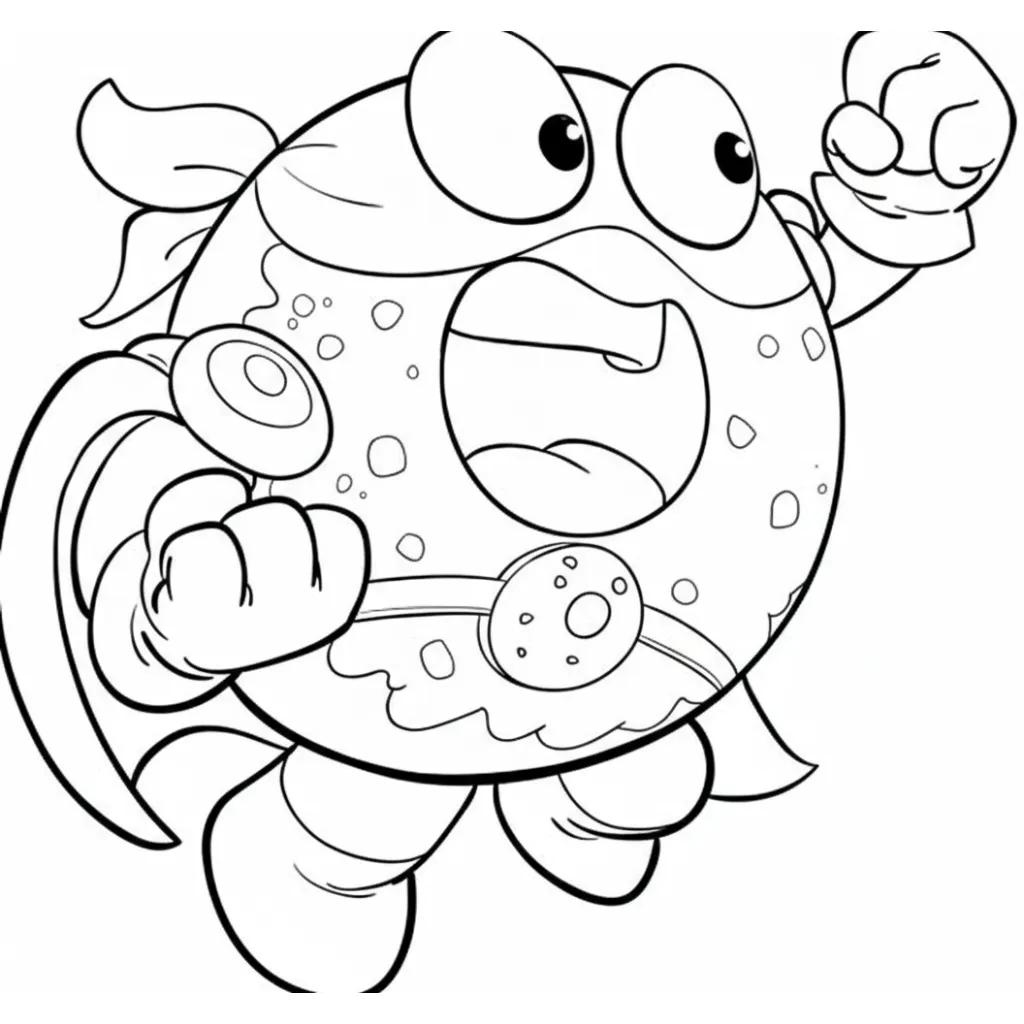 imagen de Superzings 15 para colorear para niño