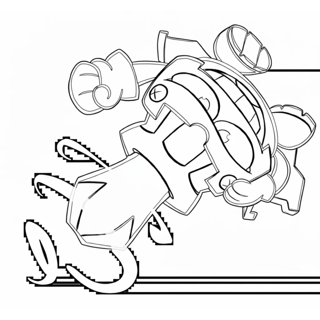 Superzings 16 para colorear para imprimir para niño de 4 años