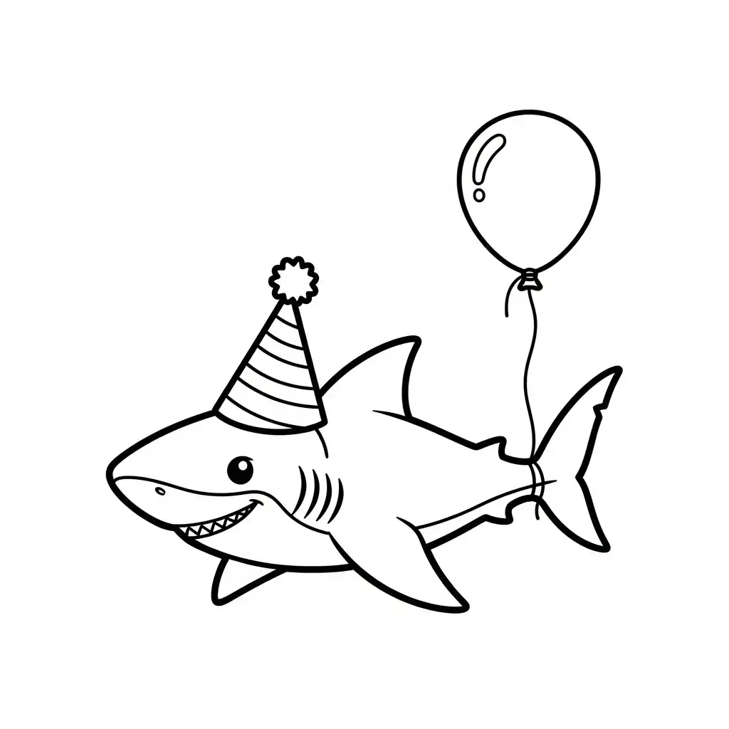 imprimir Tiburones para colorear