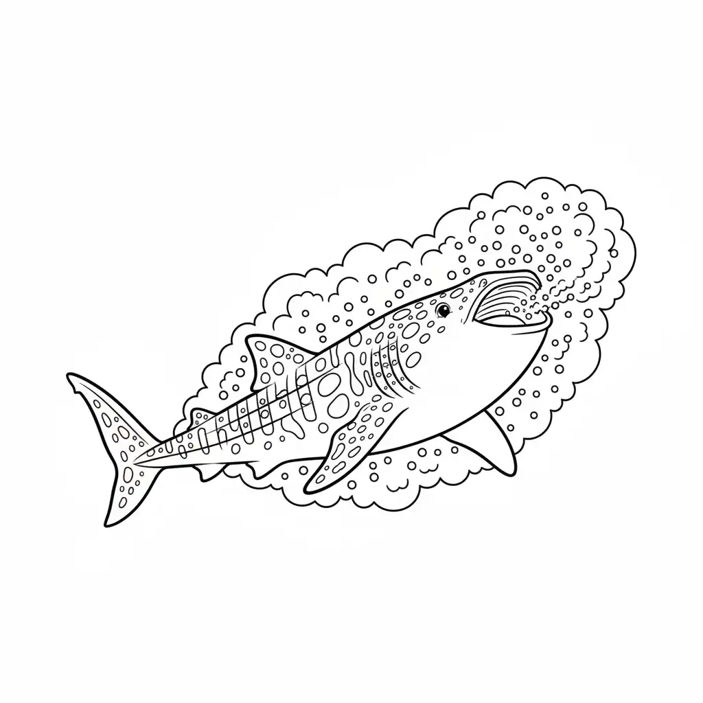 Tiburones para colorear gratis 1