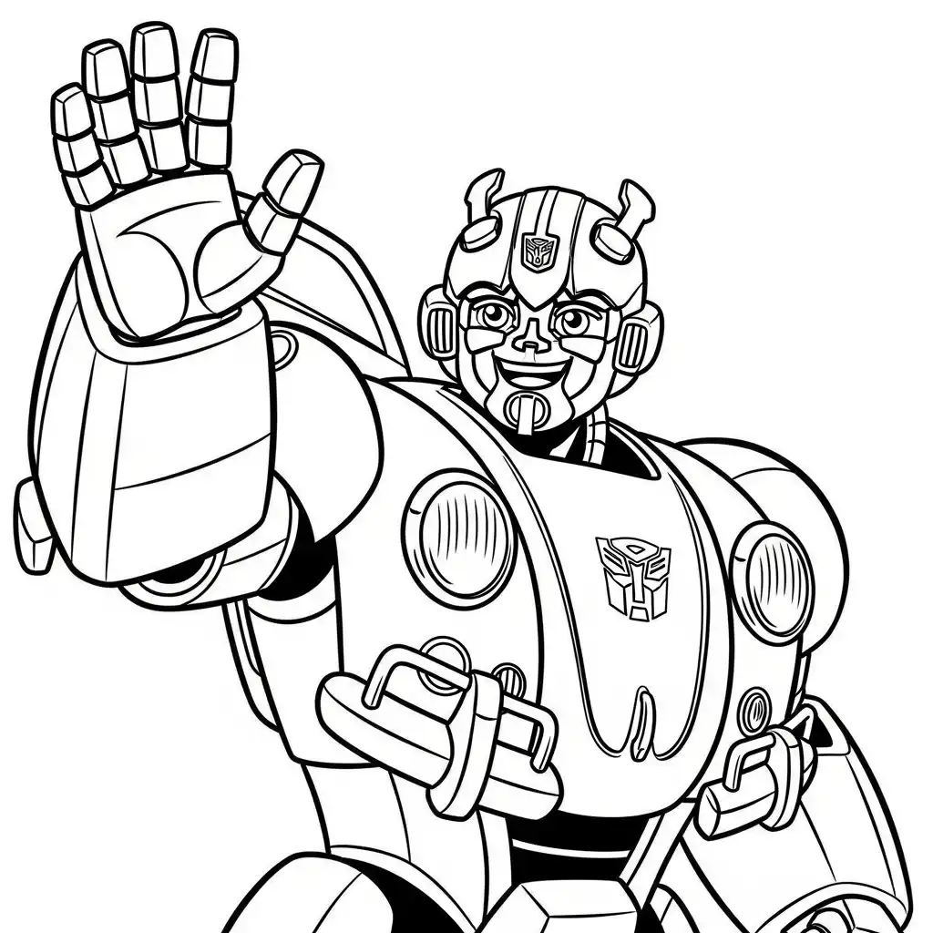 Transformers para colorear y dibujo para imprimir