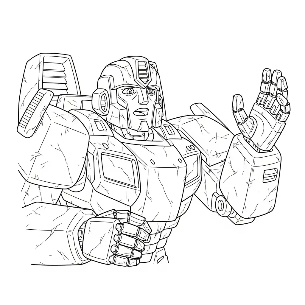 Transformers para colorear para imprimir para niño de 12 años