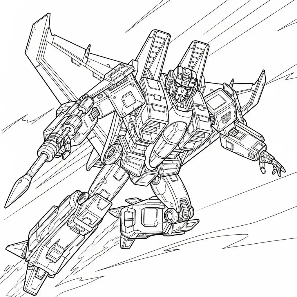 Transformers para colorear para imprimir pdf gratis 2