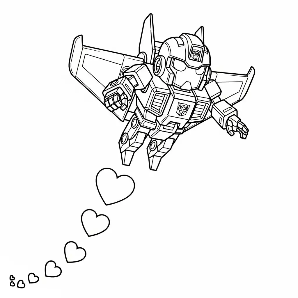 Transformers para colorear para imprimir a4