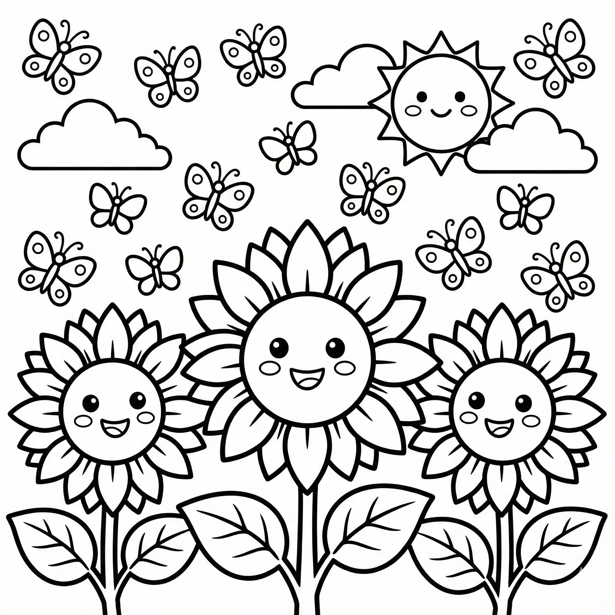 Verano 16 para colorear para niño de 4 años