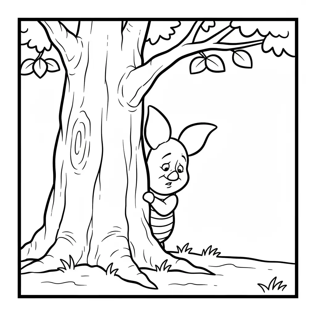 Winnie Pooh para colorear para imprimir para niño de 10 años