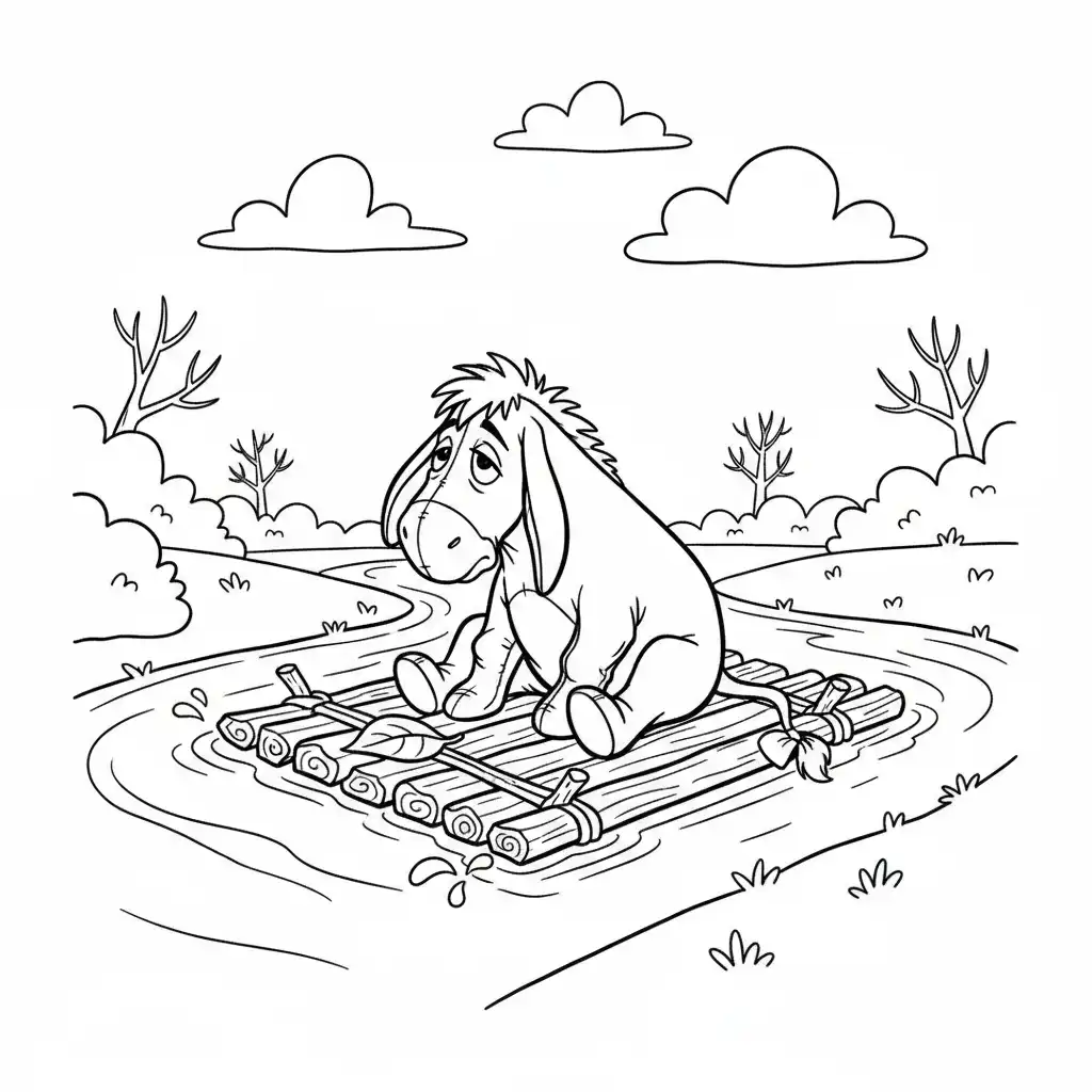 Winnie Pooh para colorear gratis