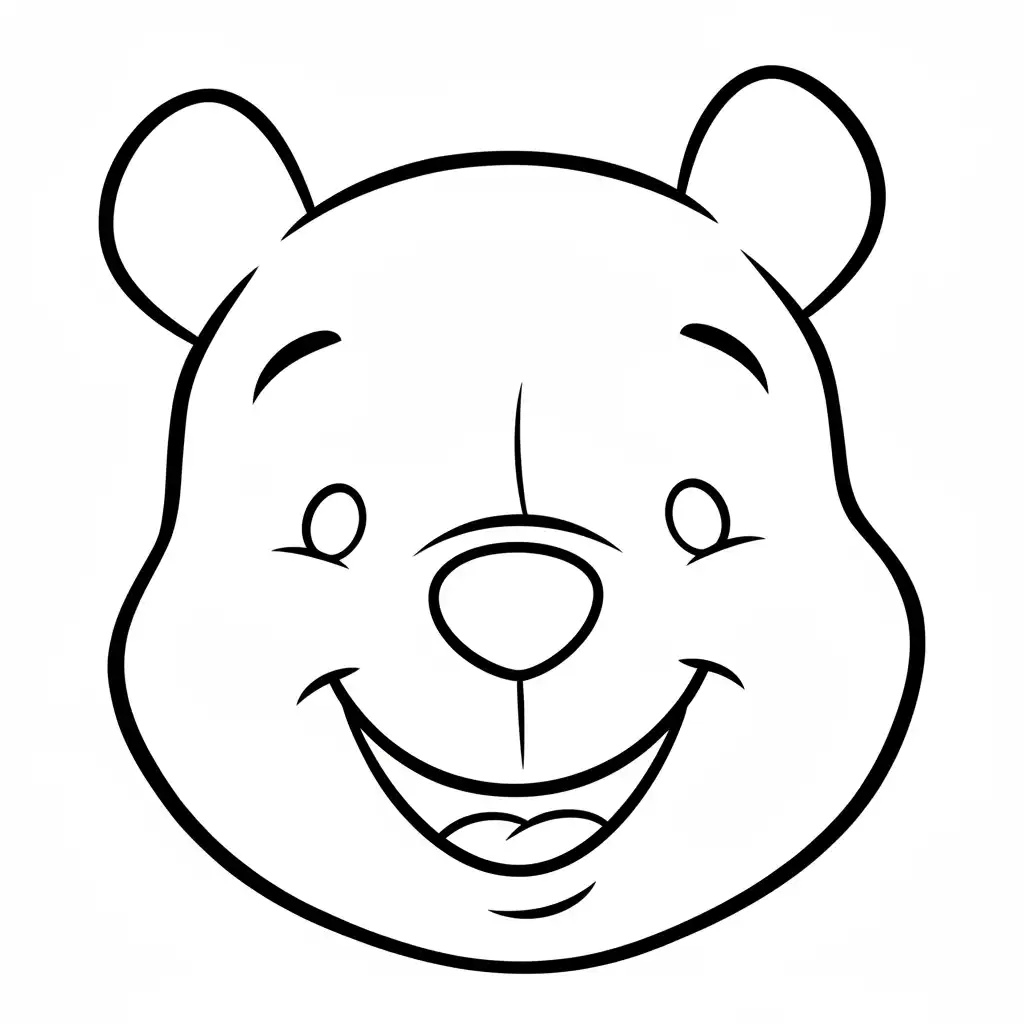 Winnie Pooh para colorear para imprimir gratis