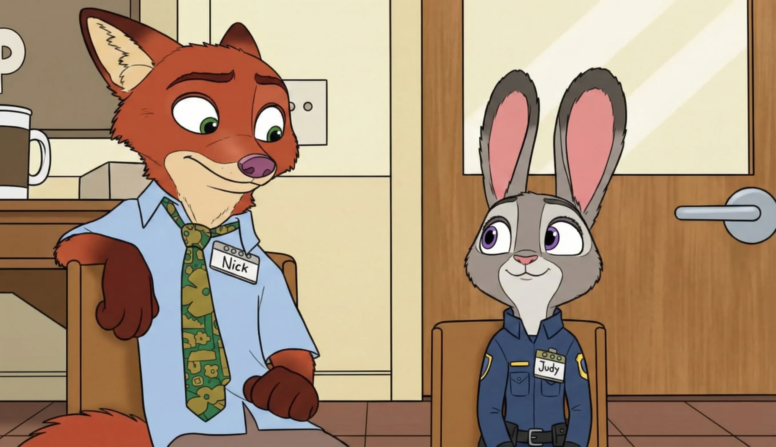 Zootopia 2 para colorear y dibujo para imprimir