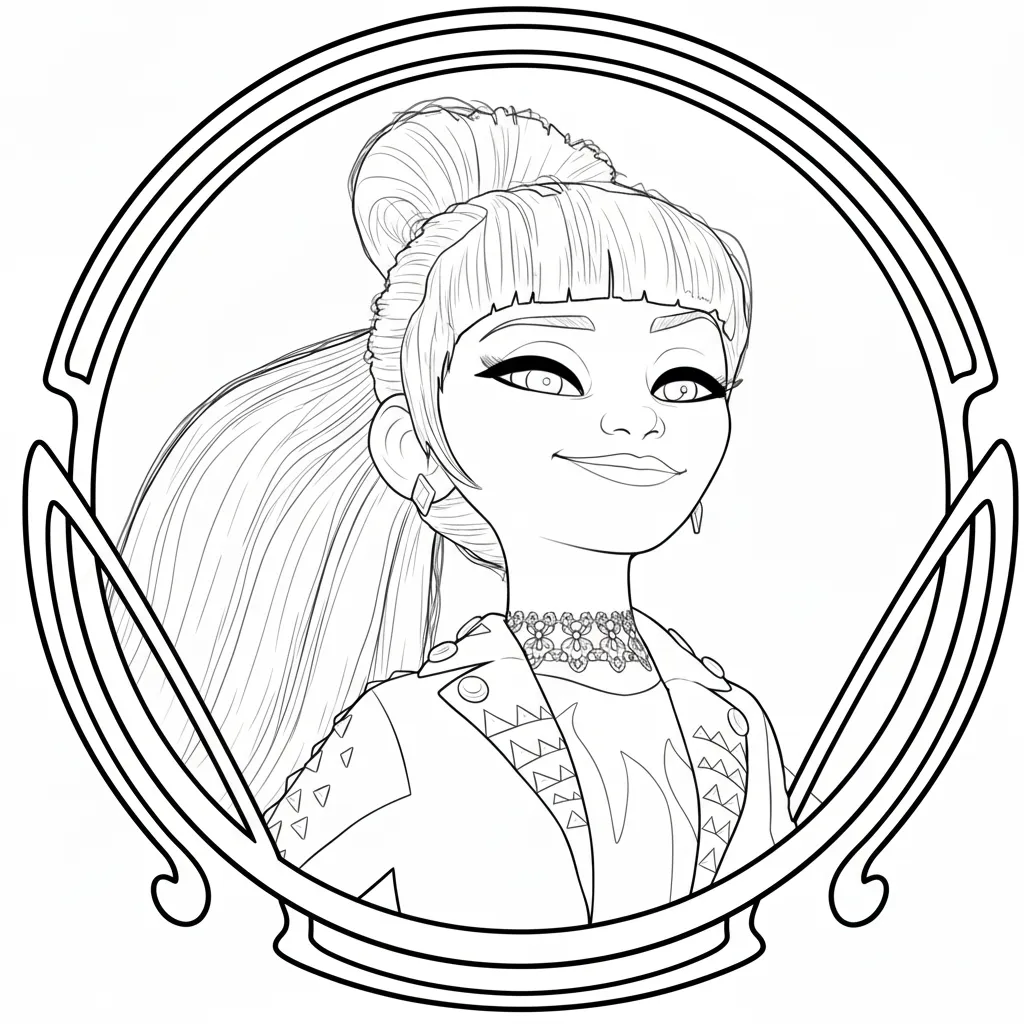 Academia Unicornio 18 para dibujar e imprimir