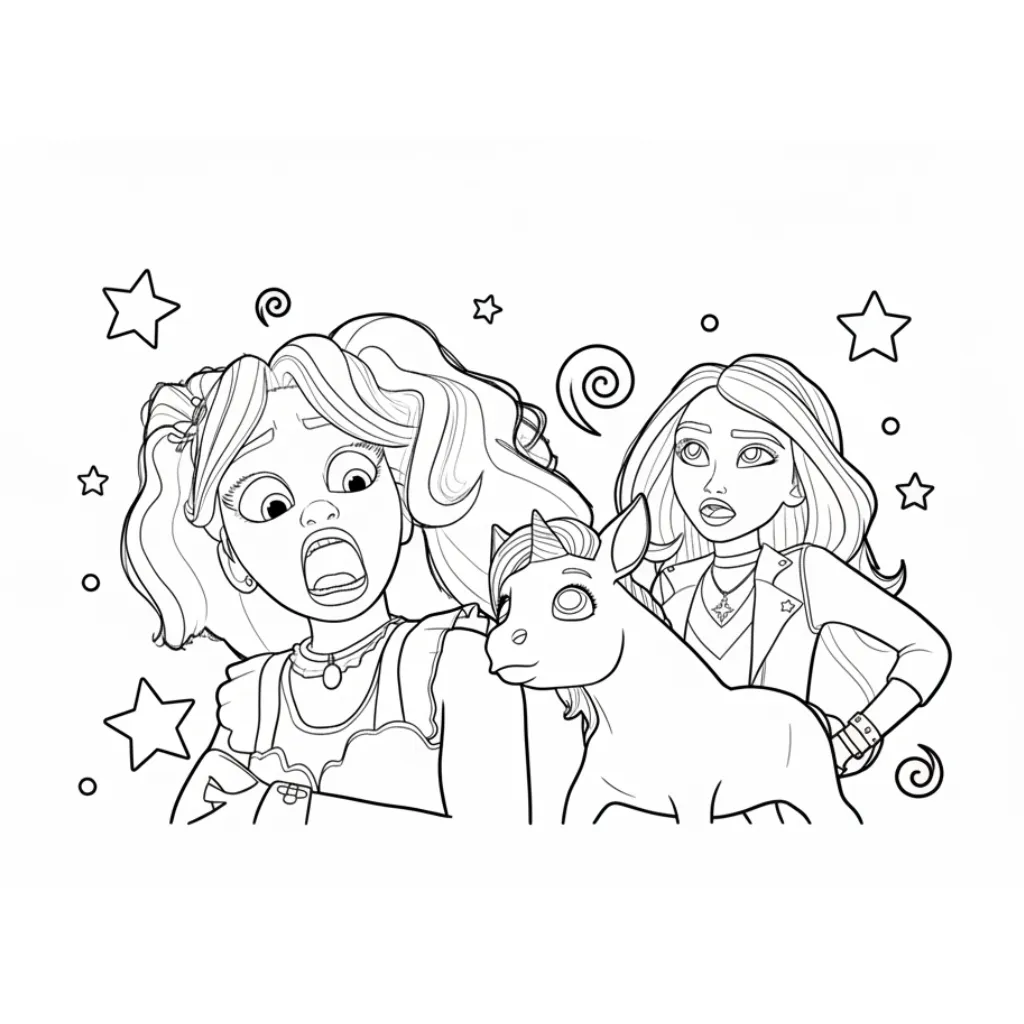 Academia Unicornio 8 para colorear para imprimir pdf