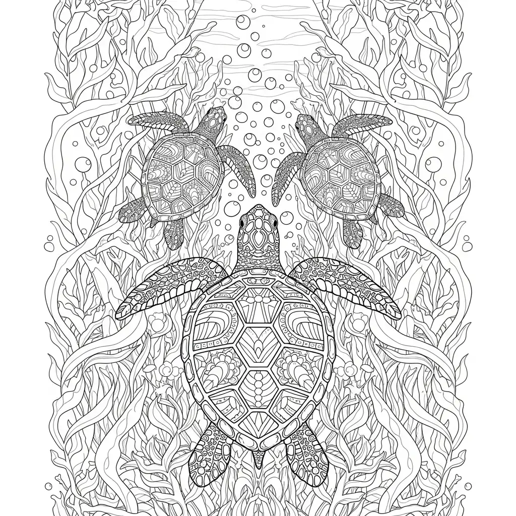 imprimir Animales Acuaticos para colorear gratis