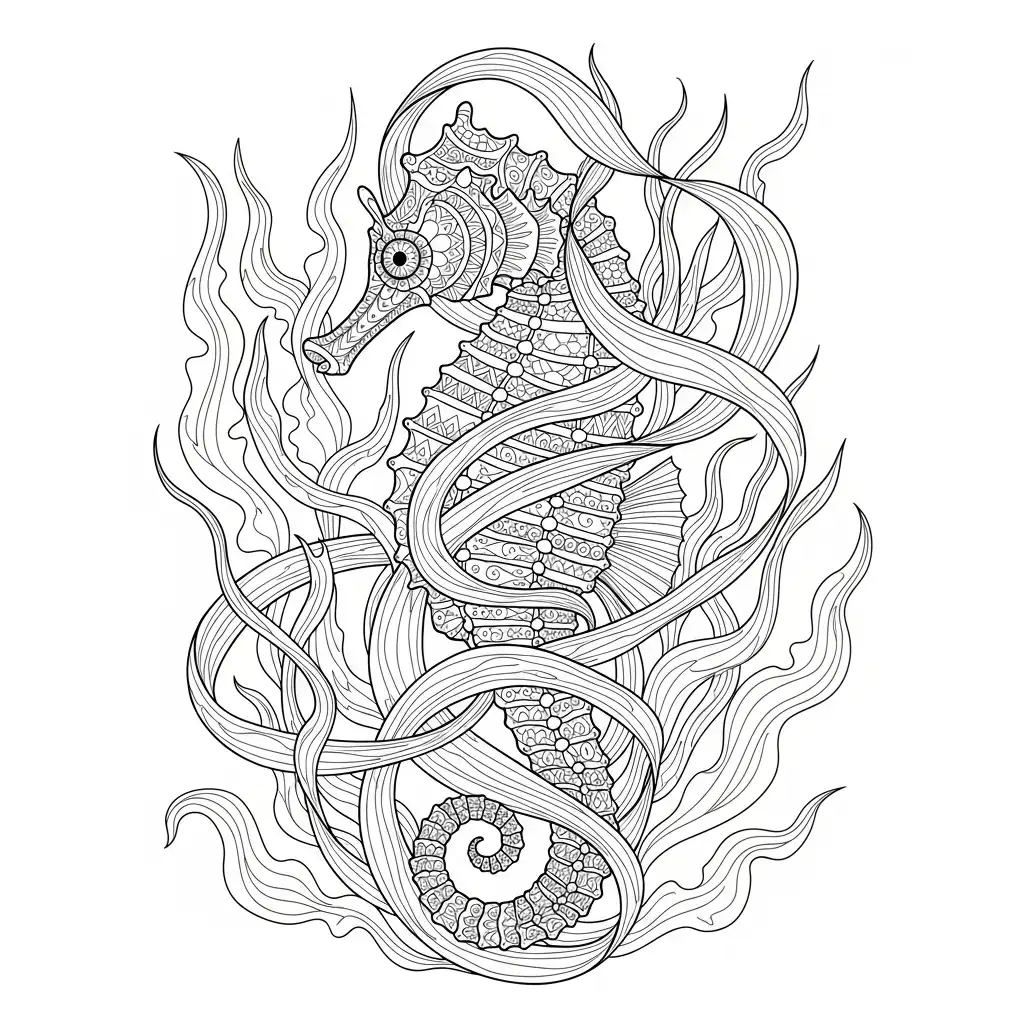 imagen para colorear Animales Acuaticos niño 1