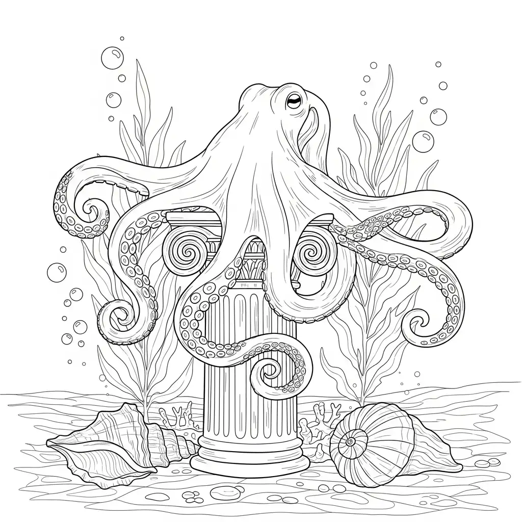 Animales Acuaticos para colorear para imprimir gratis