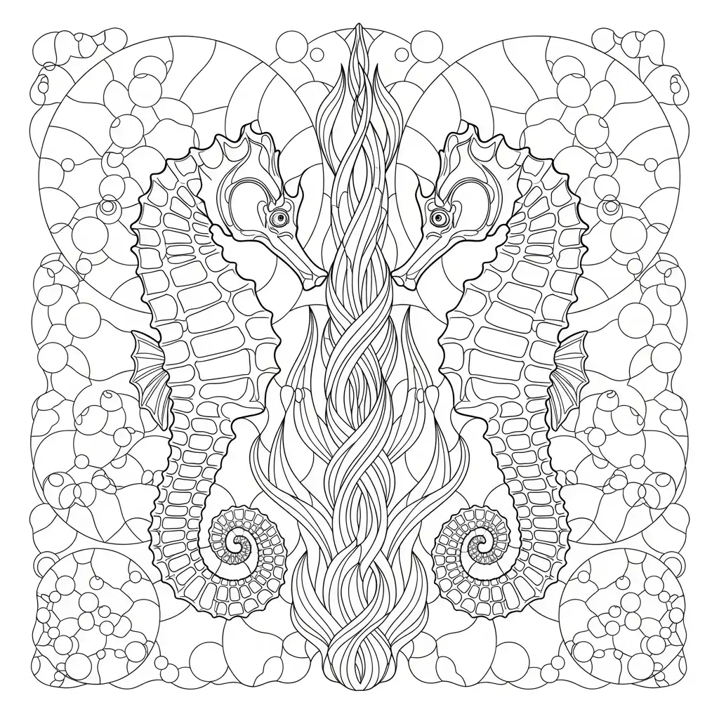 Animales Acuaticos para colorear para niño