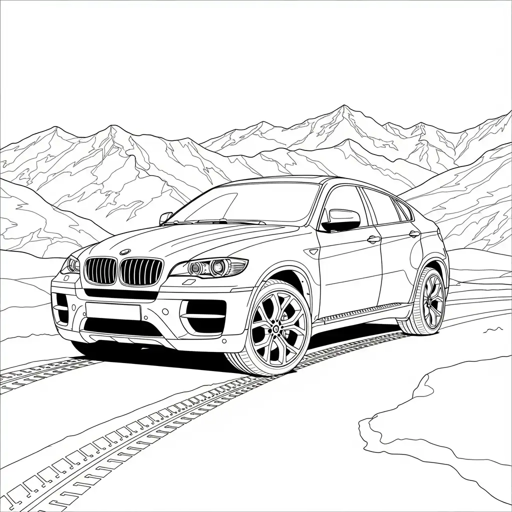 BMW para colorear para imprimir