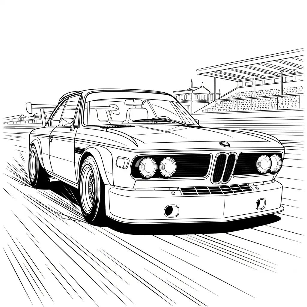 BMW para colorear en línea