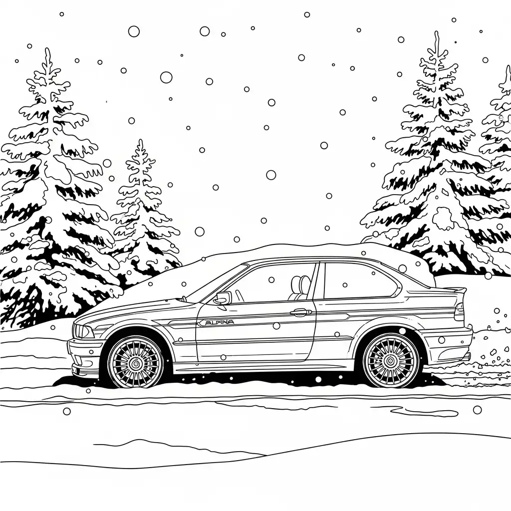 BMW para colorear en línea 1