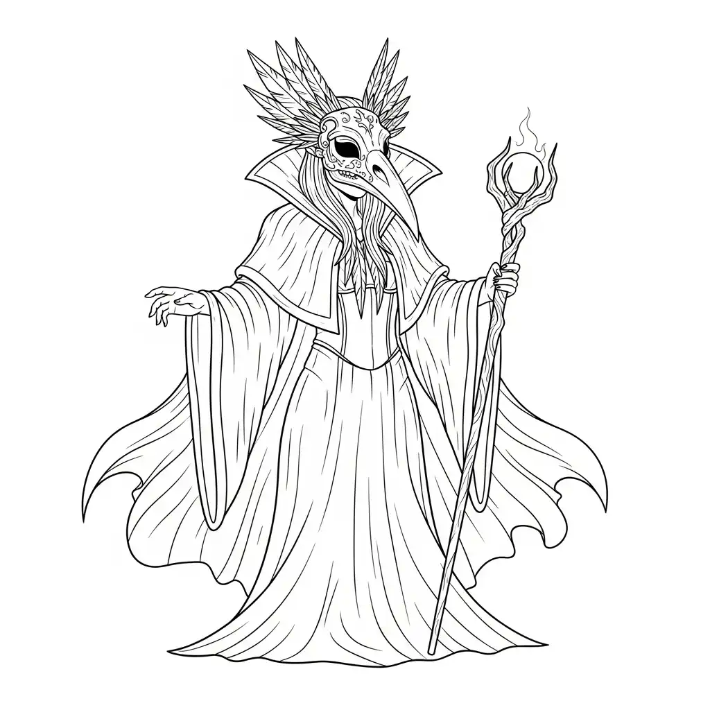 Brujas para colorear y dibujos