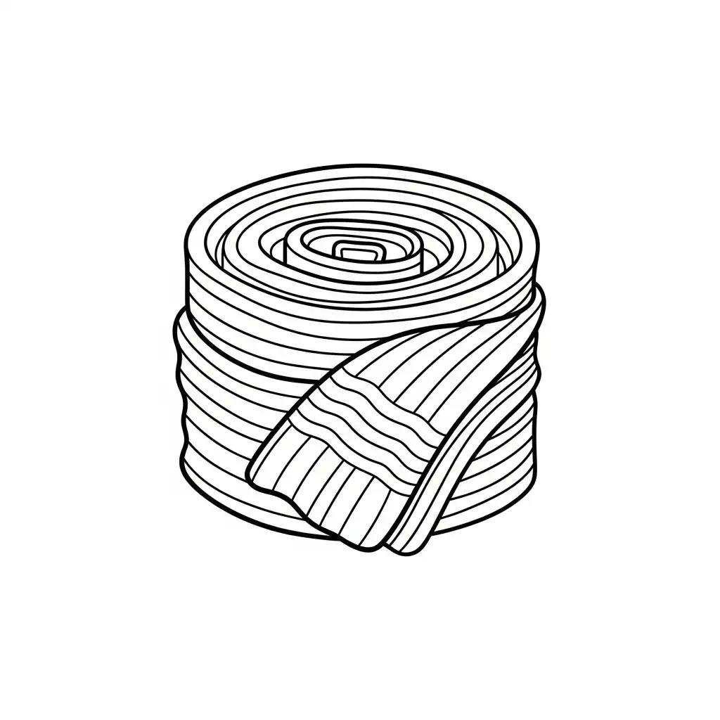 Bufanda para colorear para niño