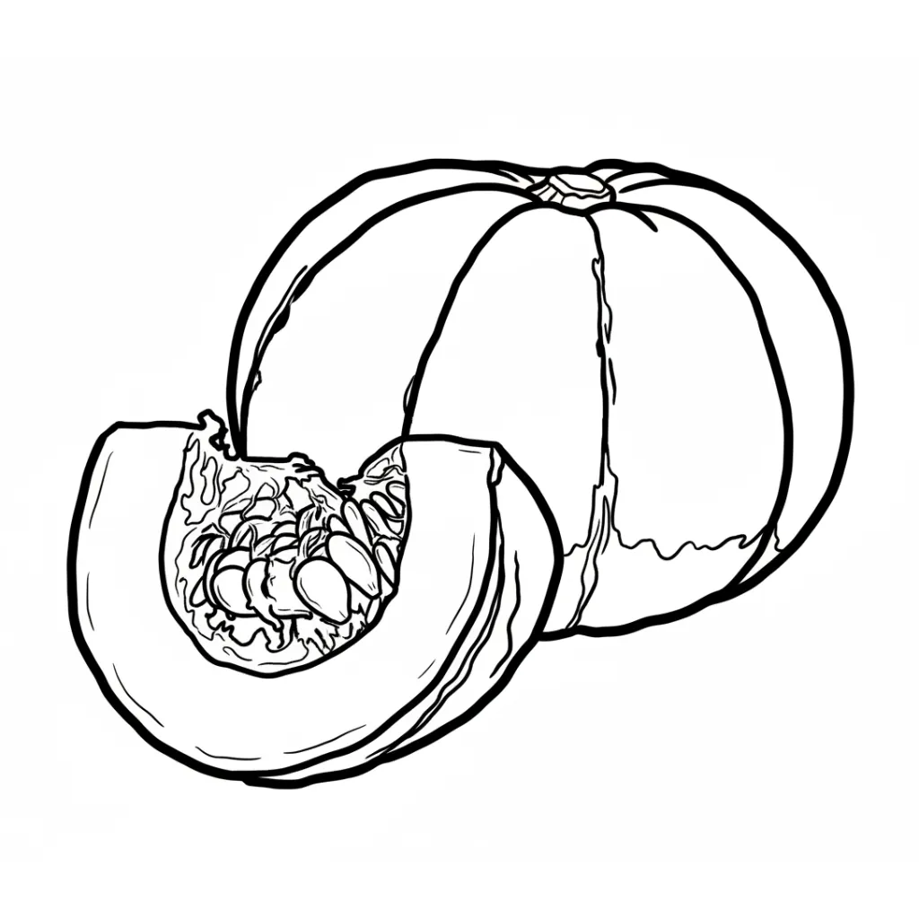 Calabaza 15 para colorear para imprimir gratis