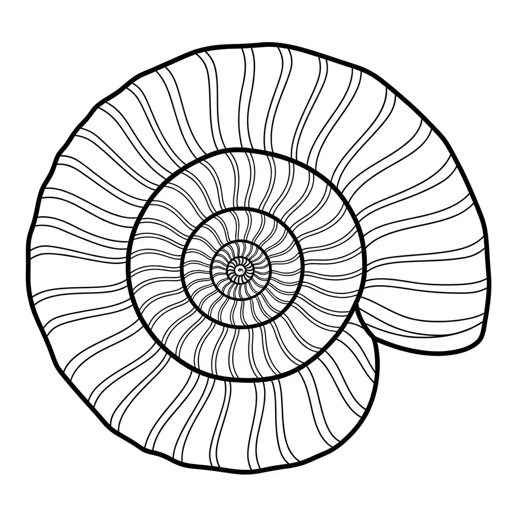 Caracol para colorear gratis para imprimir
