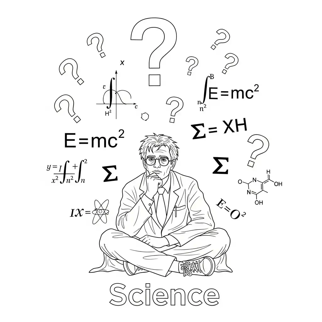 Ciencia para colorear para imprimir gratis pdf 2