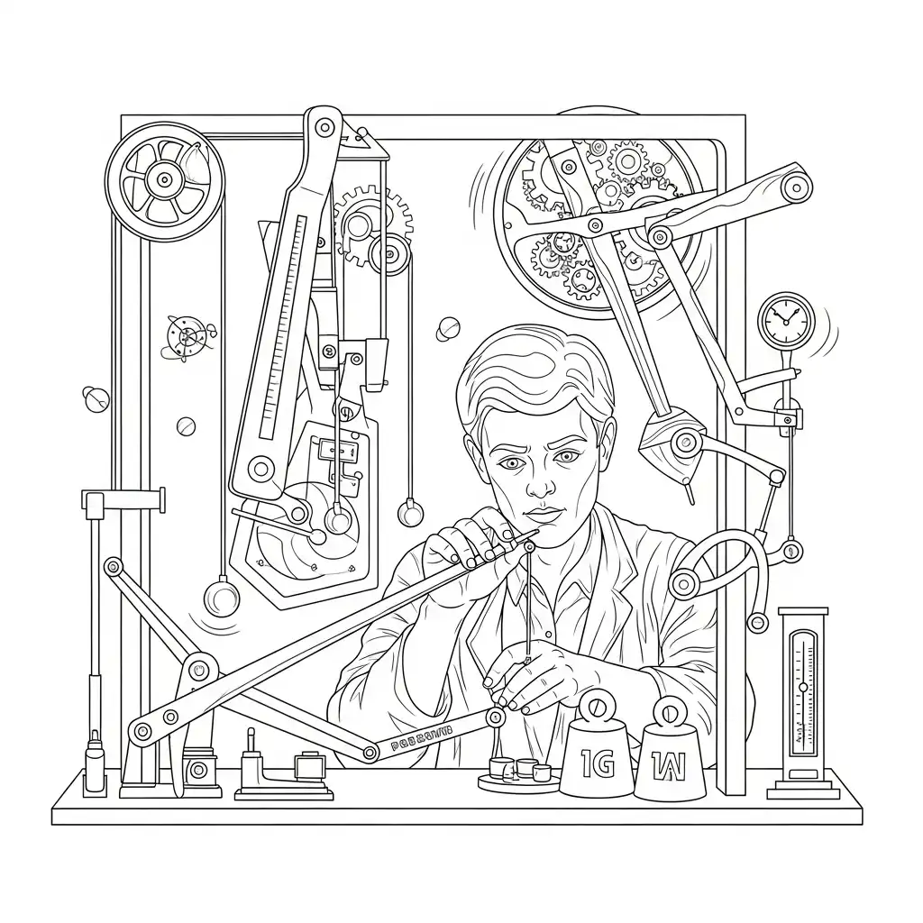 Ciencia para colorear para descargar