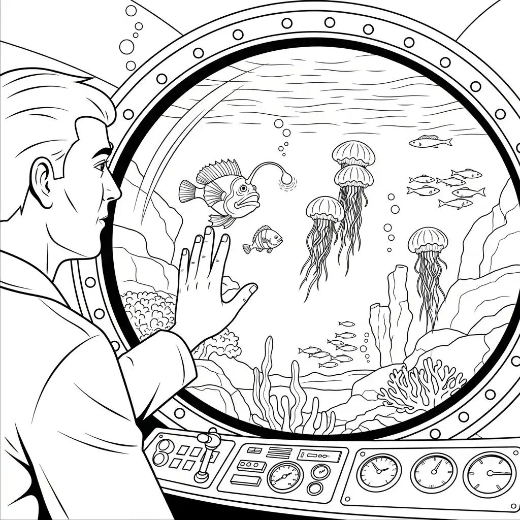 Ciencia para colorear gratis para niños 1