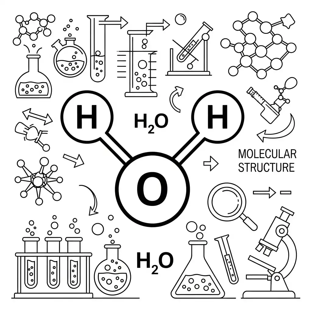 Ciencia para colorear para imprimir para niños 1