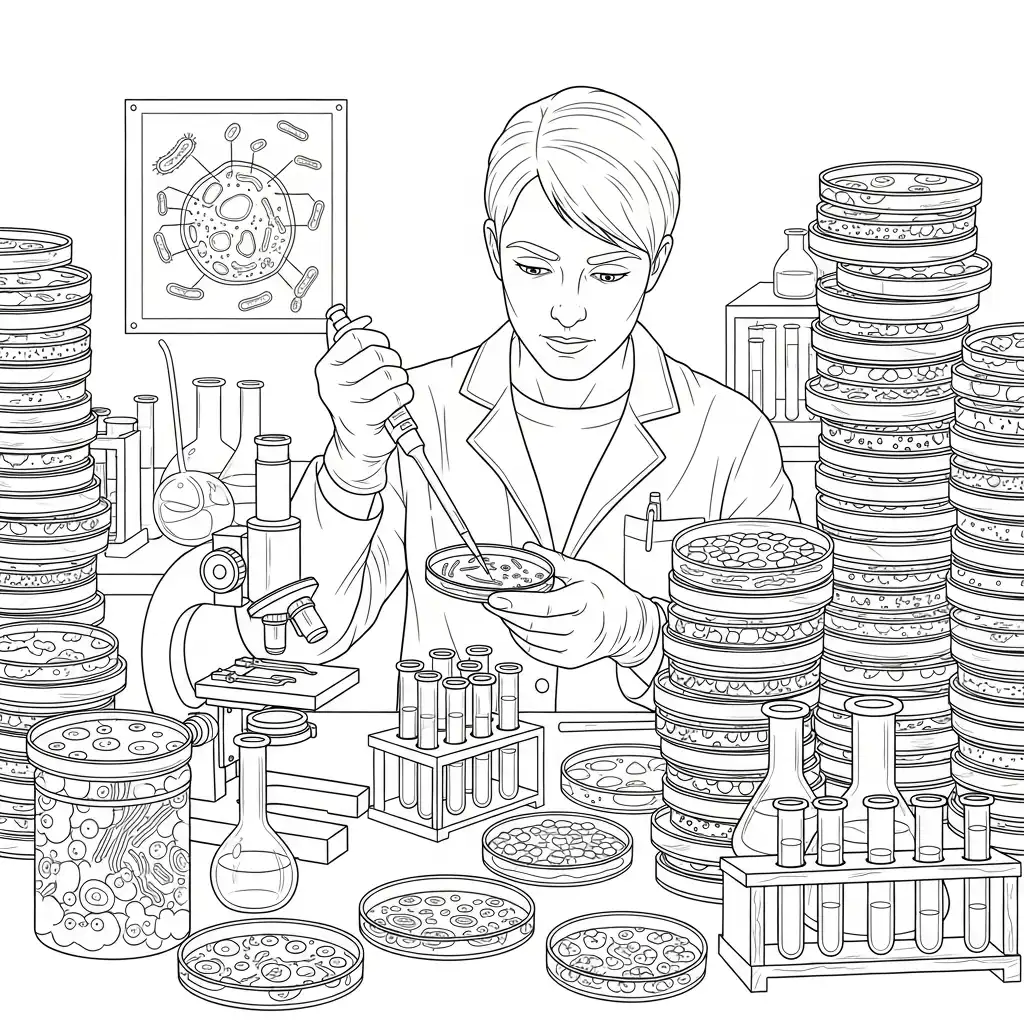 Ciencia para colorear para descargar 1