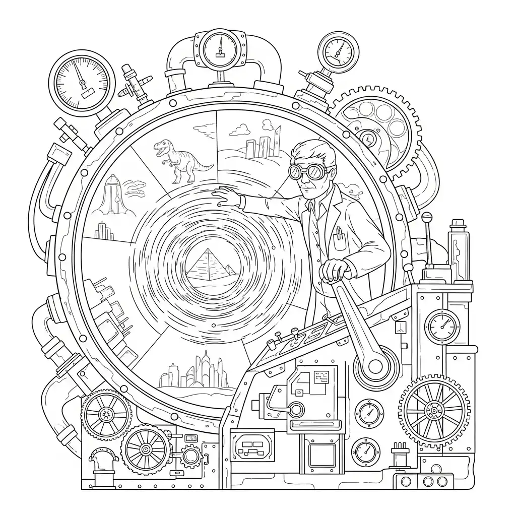 imprimir Ciencia para colorear