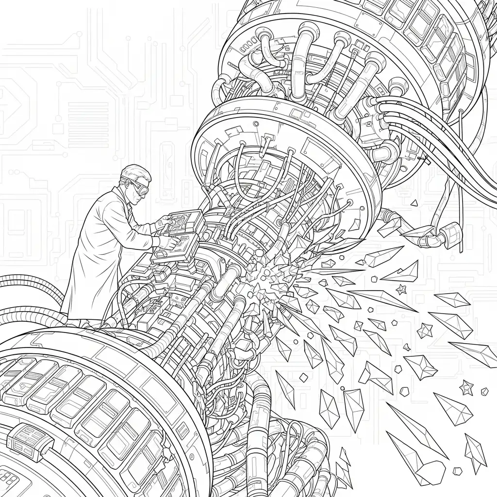 descargar Ciencia para colorear gratis