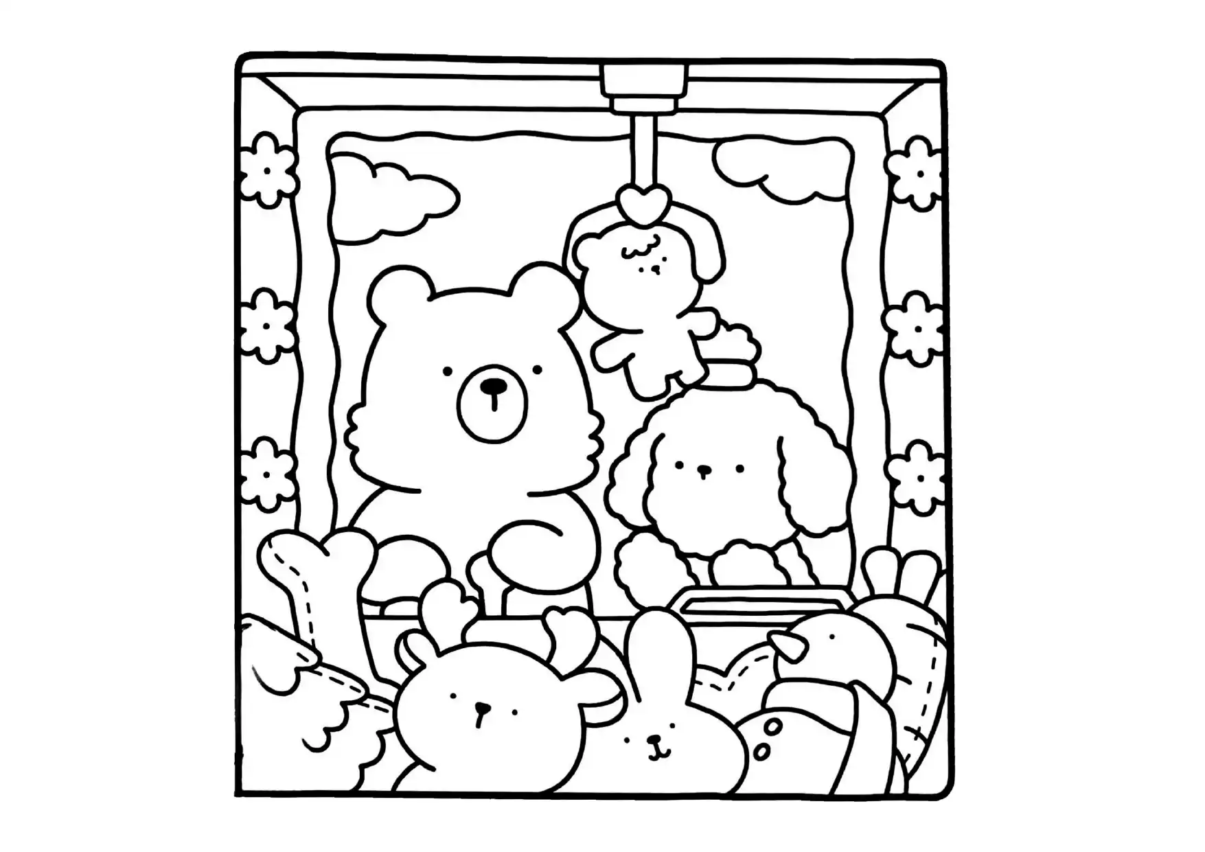 Comfy Days para colorear para niños para descargar