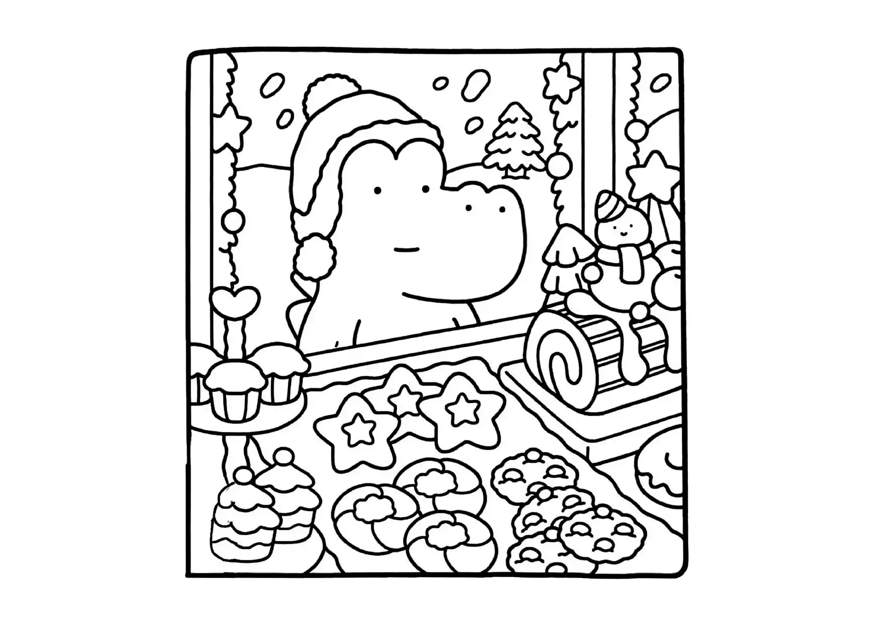 Comfy Days para colorear para imprimir