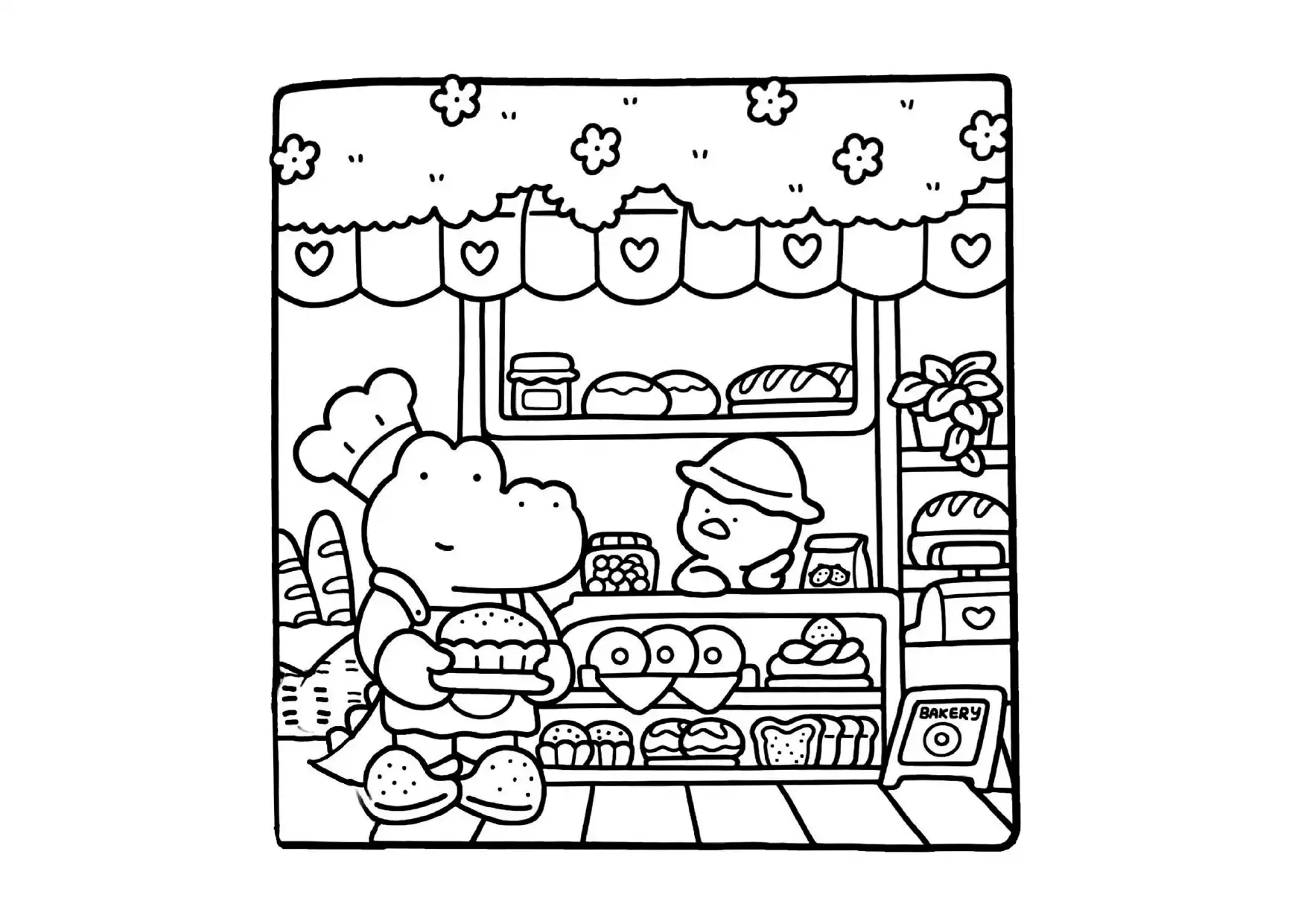 Comfy Days de niño para colorear para imprimir 1