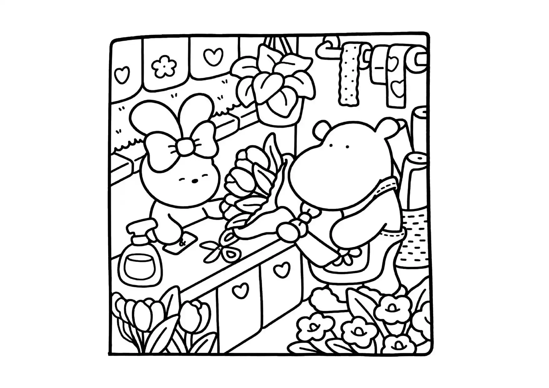 Comfy Days para colorear para niño de 6 años 2